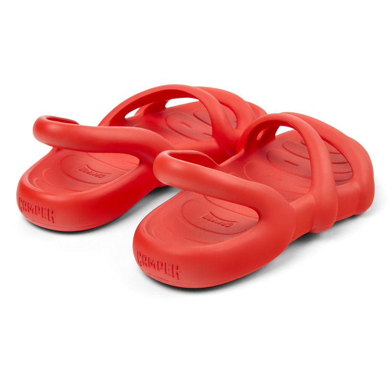 CAMPER Kobarah Flat - Sandals For Women - Red, Size 35, Synthetic