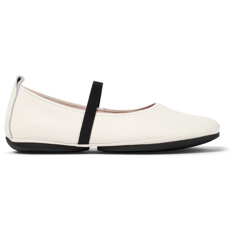 Camper Right - Ballerinas For Women - White, Size 41, Smooth Leather