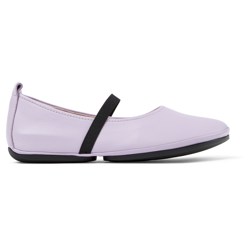CAMPER Right - Bailarinas para Mujer - Violeta, talla 37, Piel Lisa