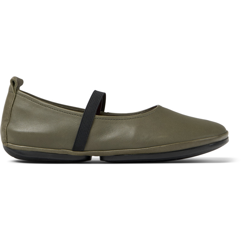 CAMPER Right - Bailarinas para Mujer - Verde, talla 40, Piel Lisa
