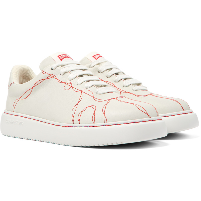 Camper Twins - Sneakers For Women - White, Size 37, Smooth Leather