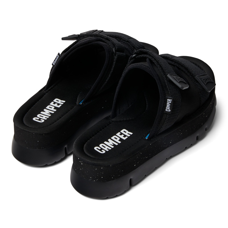 CAMPER Oruga Up - Sandals For Women - Black, Size 42, Cotton Fabric