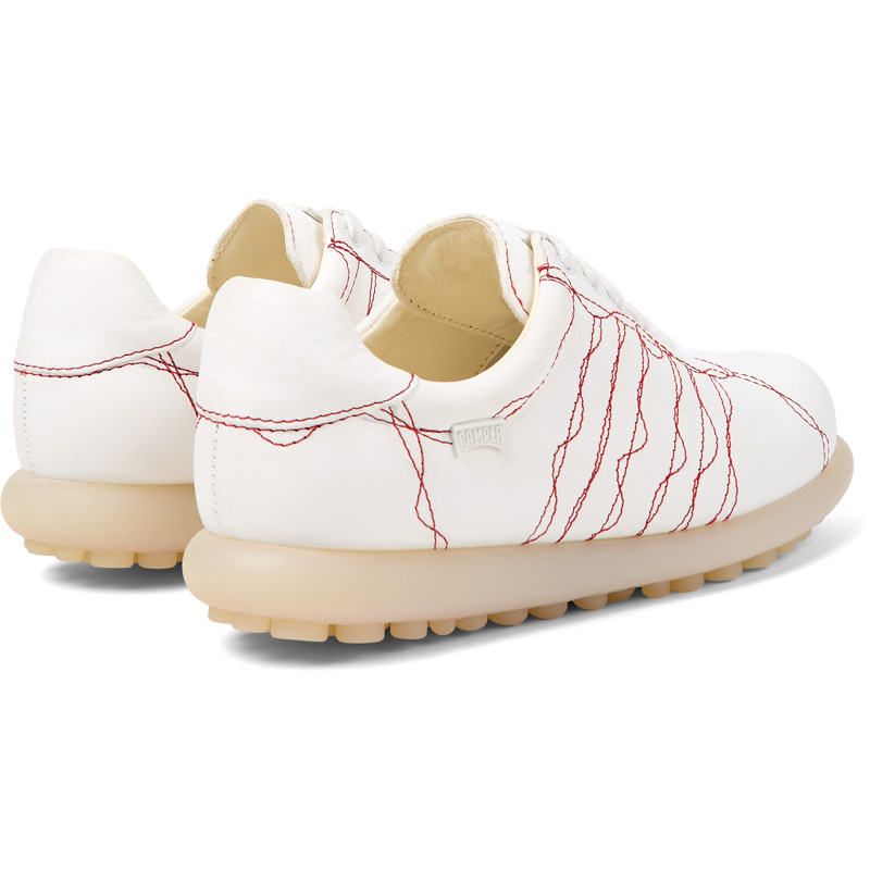 CAMPER Twins - Sneakers For Women - White, Size 10, Smooth Leather