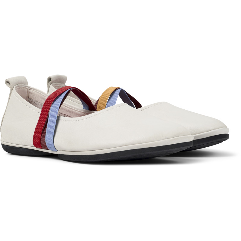 CAMPER Twins - Elegante Schuhe Für Damen - Weiß, Größe 35, Glattleder