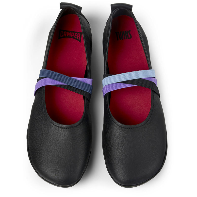 CAMPER Twins - Nette Schoenen Voor Dames - Zwart, Maat 40, Smooth Leather