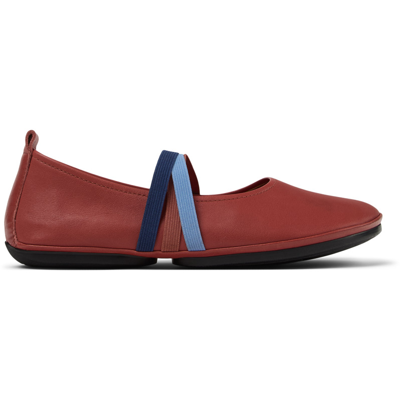 CAMPER Twins - Bailarinas para Mujer - Rojo, talla 39, Piel Lisa