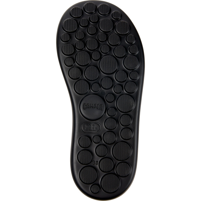 CAMPER Pelotas Flota - Sandals For Women - Black, Size 41, Smooth Leather