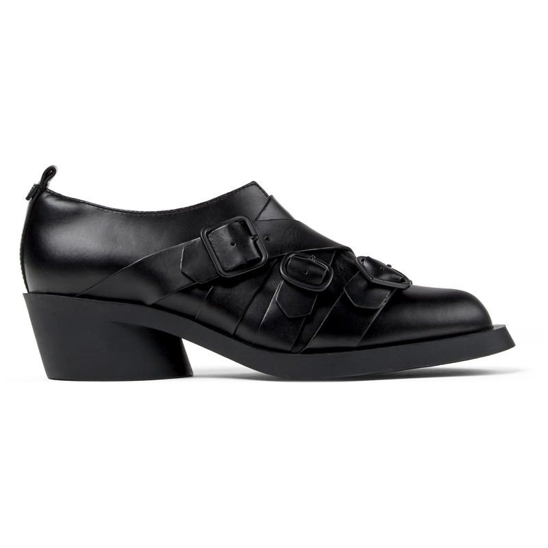 CAMPER Twins - Zapatos de vestir para Mujer - Negro, talla 35, Piel Lisa