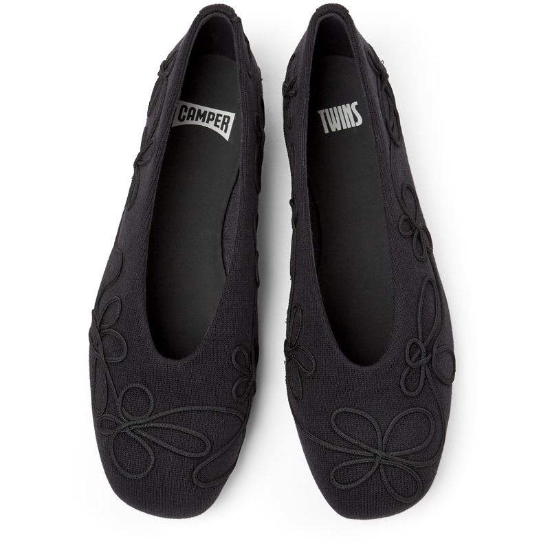 CAMPER Twins - Elegante Schuhe Für Damen - Schwarz, Größe 35, Textile