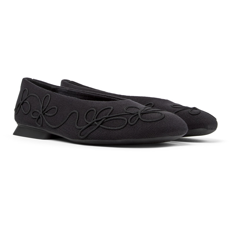 CAMPER Twins - Elegante Schuhe Für Damen - Schwarz, Größe 35, Textile