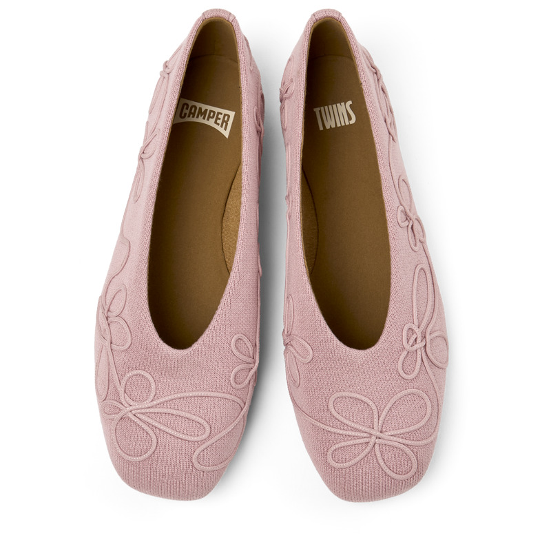 CAMPER Twins - Elegante Schuhe Für Damen - Rosa, Größe 35, Textile