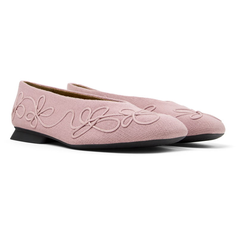 CAMPER Twins - Elegante Schuhe Für Damen - Rosa, Größe 35, Textile