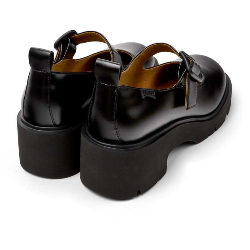 CAMPER Milah - Sapatos Casuais Para  Mulher - Preto, Tamanho 39, Pele Lisa