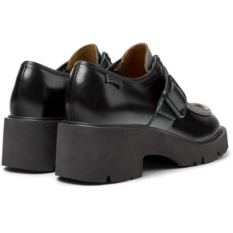 CAMPER Twins - Lässige Schuhe Für Damen - Schwarz,Grau,Grün, Größe 42, Glattleder