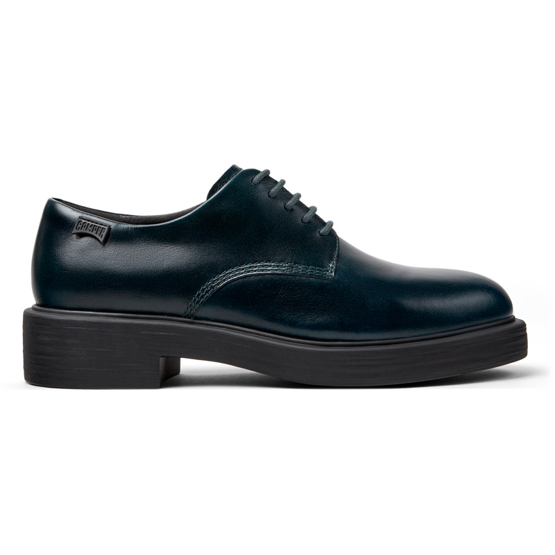 CAMPER Dean - Zapatos de vestir para Mujer - Verde, talla 40, Piel Lisa