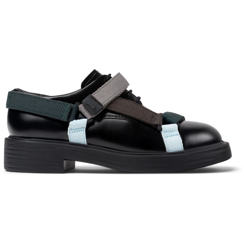 CAMPER Twins - Elegante Schuhe Für Damen - Schwarz,Grau,Blau, Größe 37, Glattleder/Textile