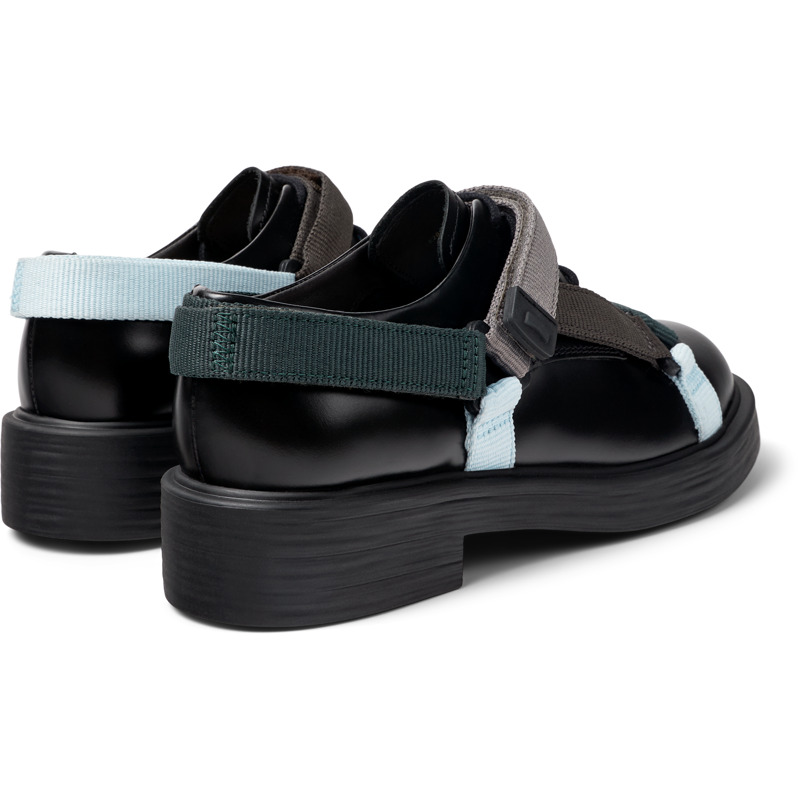 CAMPER Twins - Elegante Schuhe Für Damen - Schwarz,Grau,Blau, Größe 37, Glattleder/Textile