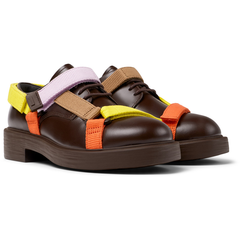 Shop Camper Formal Shoes For Women In Brown,yellow,purple