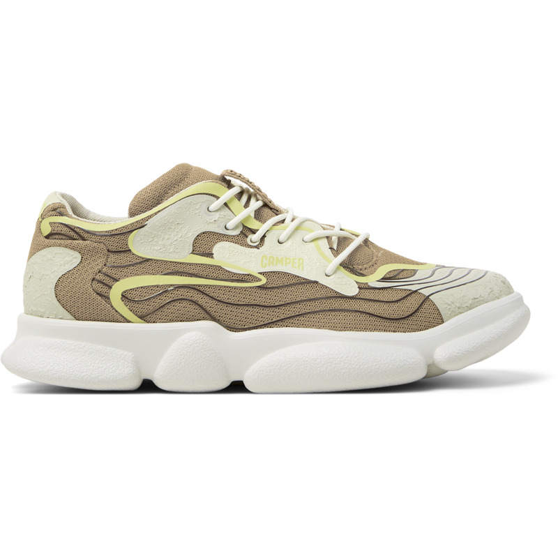 CAMPER Karst - Zapatillas para Mujer - Beige,Gris,Blanco, talla 36, Textil
