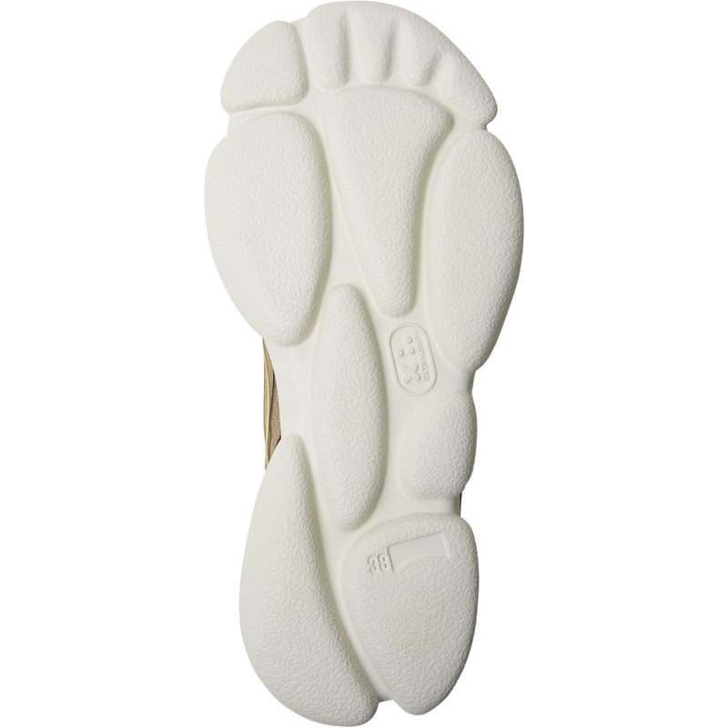  CAMPER Karst - Sneakers Για Γυναικεία - Μπεζ,Γκρι,Λευκό, Μέγεθος 38, Cotton fabric - 4