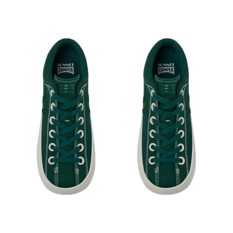 CAMPER Camper X SUNNEI - Sneakers Voor Dames - Groen, Maat 36, Cotton Fabric