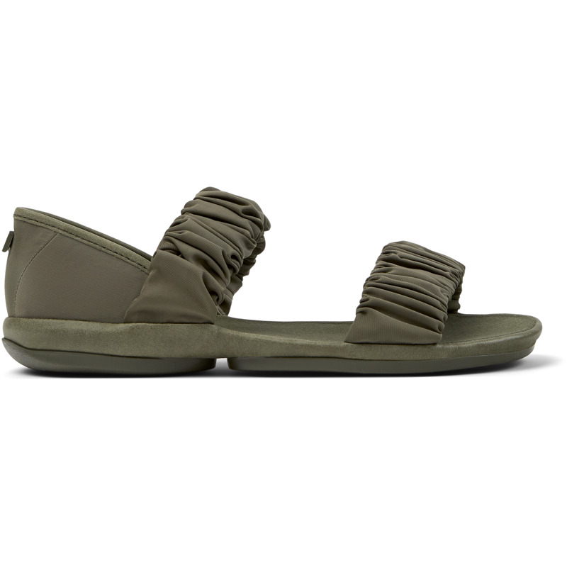 CAMPER Right - Sandalias para Mujer - Verde, talla 35, Textil/Piel Lisa