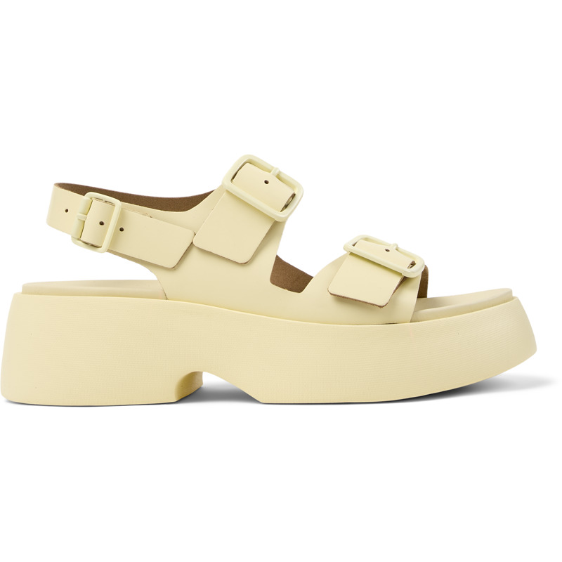 CAMPER Tasha - Zapatos de vestir para Mujer - Amarillo, talla 36, Piel Lisa