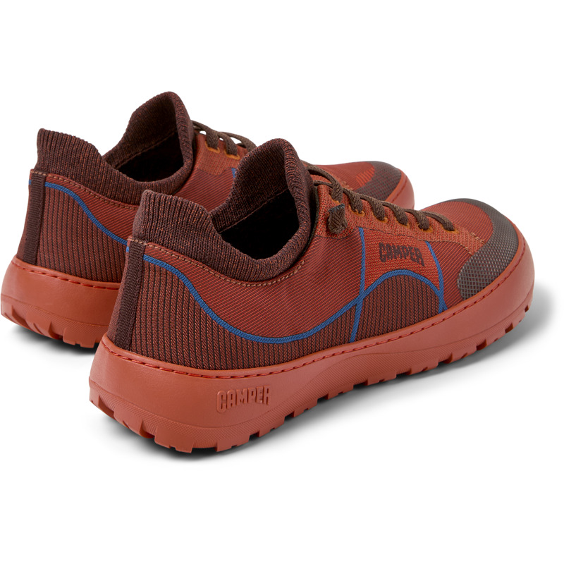  CAMPER Peu Serra - Casual παπούτσια Για Γυναικεία - Μπορντό,Πορτοκαλί, Μέγεθος 37, Cotton fabric - 3