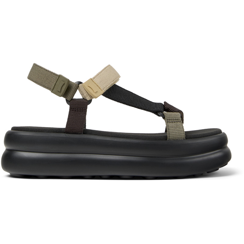 CAMPER Twins - Sandalias para Mujer - Marron,Verde,Beige, talla 38, Textil