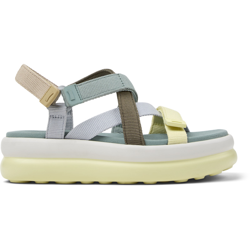CAMPER Twins - Sandalias para Mujer - Gris,Azul,Beige, talla 40, Textil