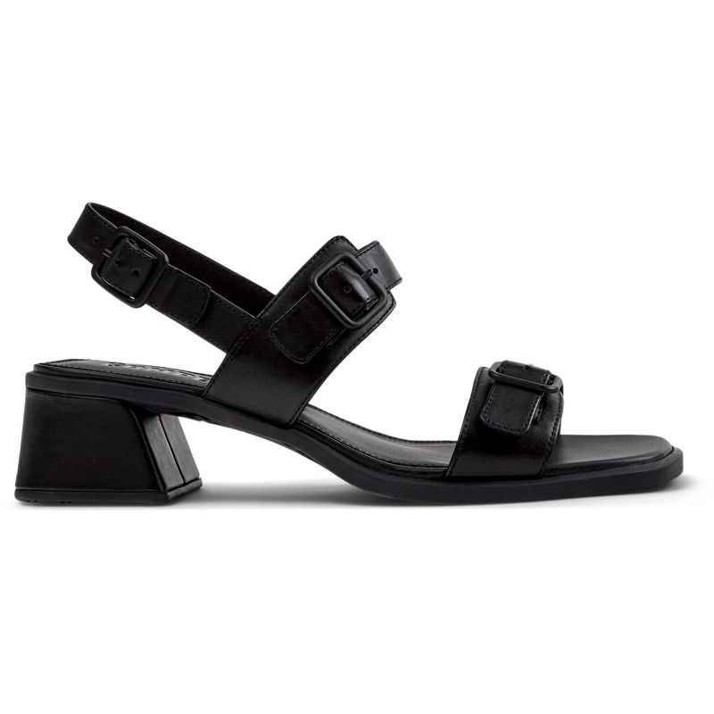 CAMPER Kora Sandal - Sandalen für Damen - Schwarz, Größe 38, Glattleder