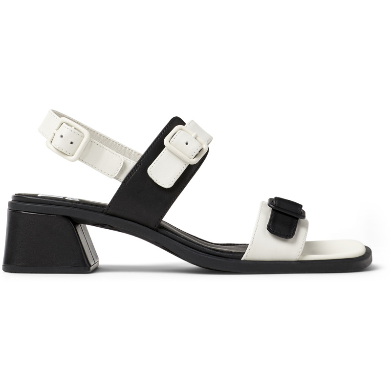 CAMPER Twins - Zapatos de vestir para Mujer - Blanco,Negro, talla 35, Piel Lisa