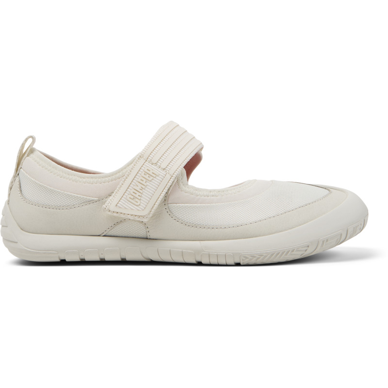 CAMPER Path - Bailarinas para Mujer - Blanco, talla 36, Piel Lisa/Textil
