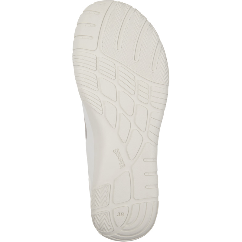 CAMPER Path - Sneakers Για Γυναικεία - Λευκό,Γκρι, Μέγεθος 40, Cotton fabric - 4