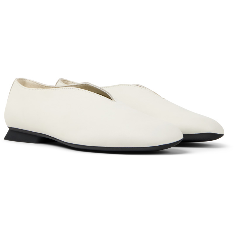 Camper Flat Shoes For Women In White