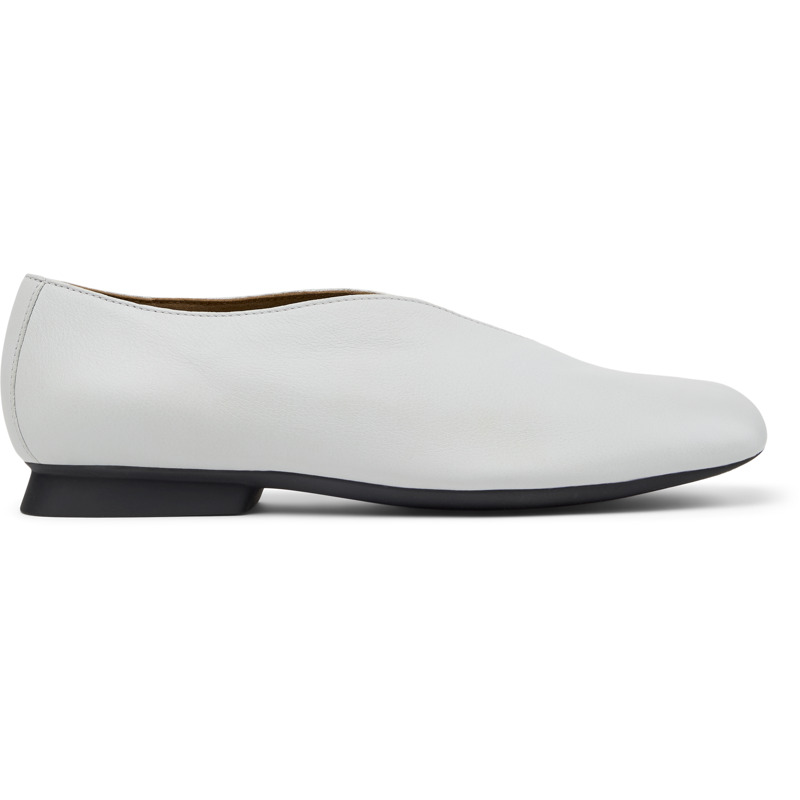 CAMPER Casi Myra - Zapatos planos para Mujer - Gris, talla 42, Piel Lisa