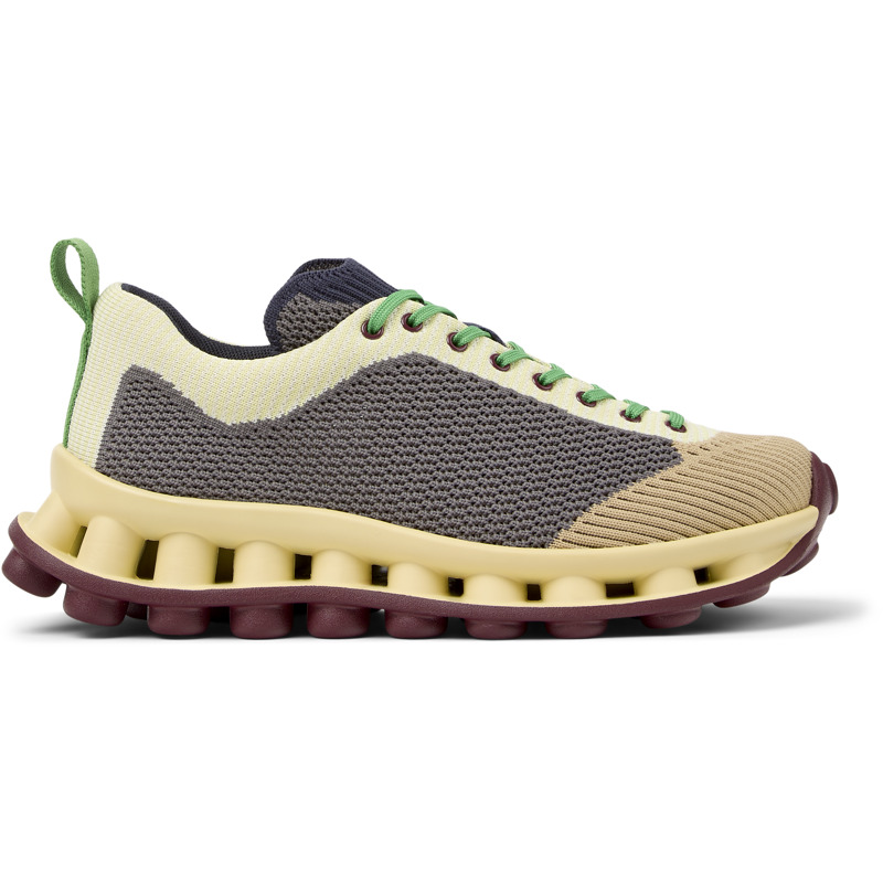 CAMPER Camper x SUNNEI - PELOTISSIMA - Sneaker für Damen - Grau,Gelb,Beige, Größe 35, Textile