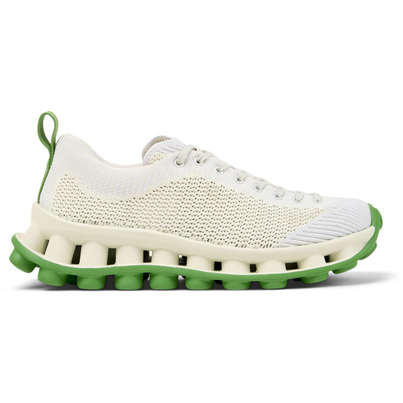 Camper X Sunnei Pelotissima Knitted Sneakers In White