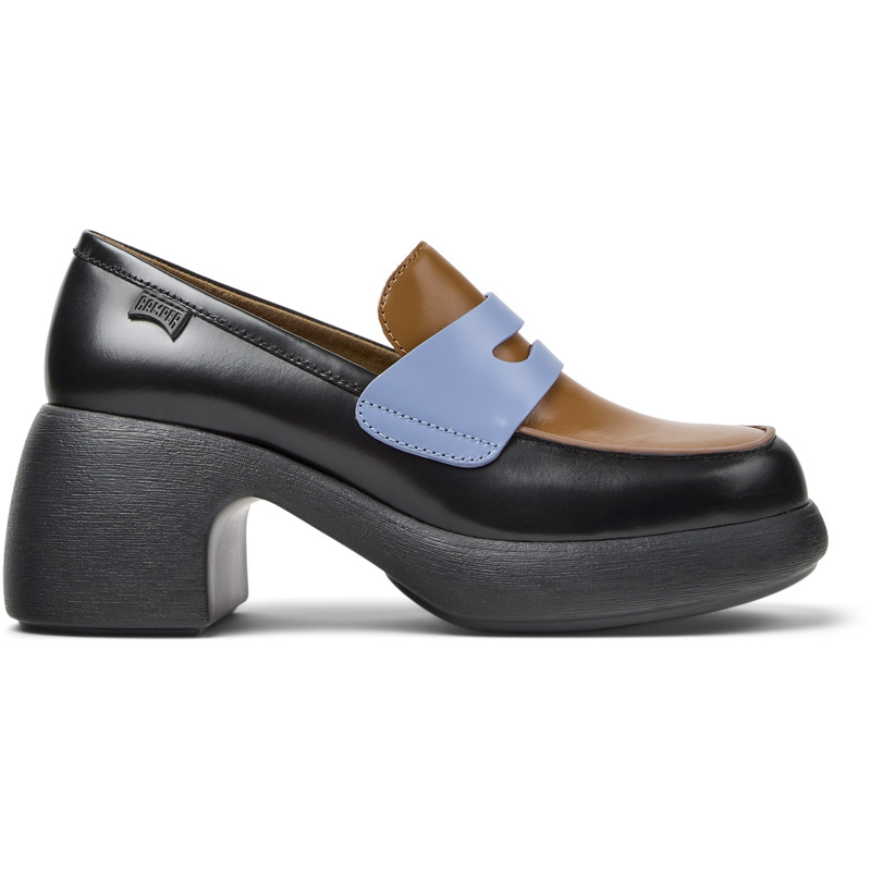 CAMPER Twins - Zapatos de vestir para Mujer - Negro,Marron,Azul, talla 38, Piel Lisa