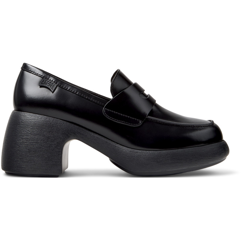 Camper 67mm Thelma Platform Loafers In Black
