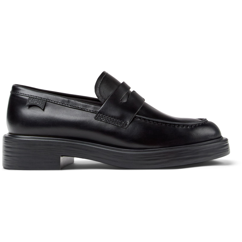 CAMPER Dean - Sapatos Rasos Para  Mulher - Preto, Tamanho 39, Pele Lisa