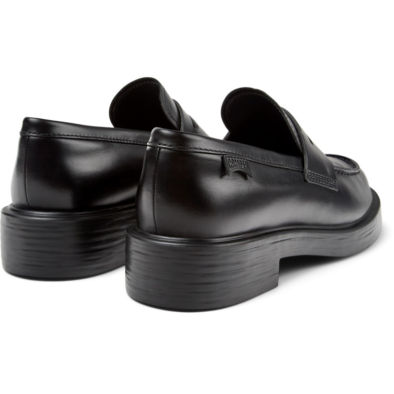 CAMPER Dean - Sapatos Rasos Para  Mulher - Preto, Tamanho 39, Pele Lisa