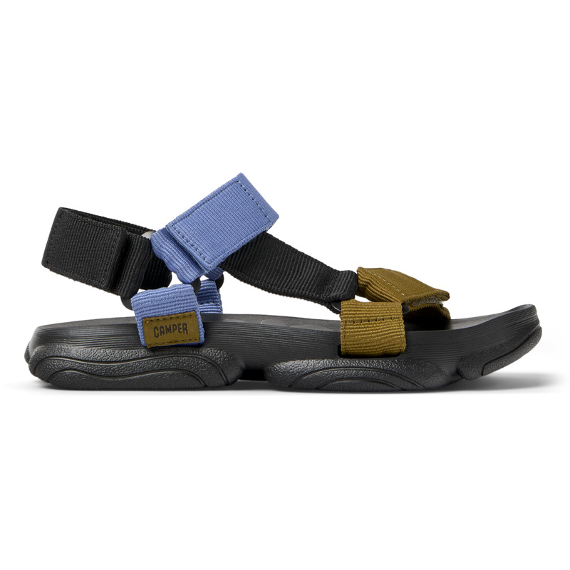 CAMPER Karst Sandal - Sandalias para Mujer - Negro,Azul,Verde, talla 35, Textil