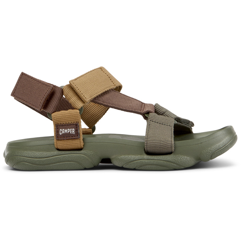 CAMPER Karst Sandal - Sandalias para Mujer - Marron,Verde, talla 39, Textil
