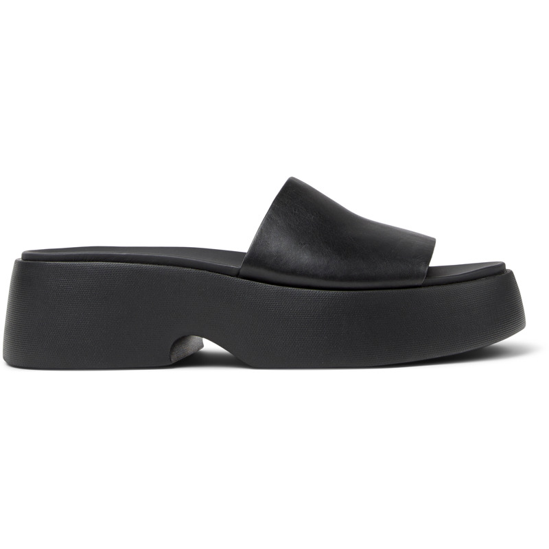 CAMPER Tasha - Sandalias para Mujer - Negro, talla 35, Piel Lisa