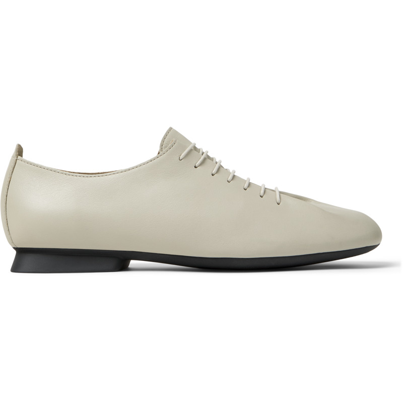 CAMPER Casi Myra - Zapatos planos para Mujer - Beige, talla 35, Piel Lisa