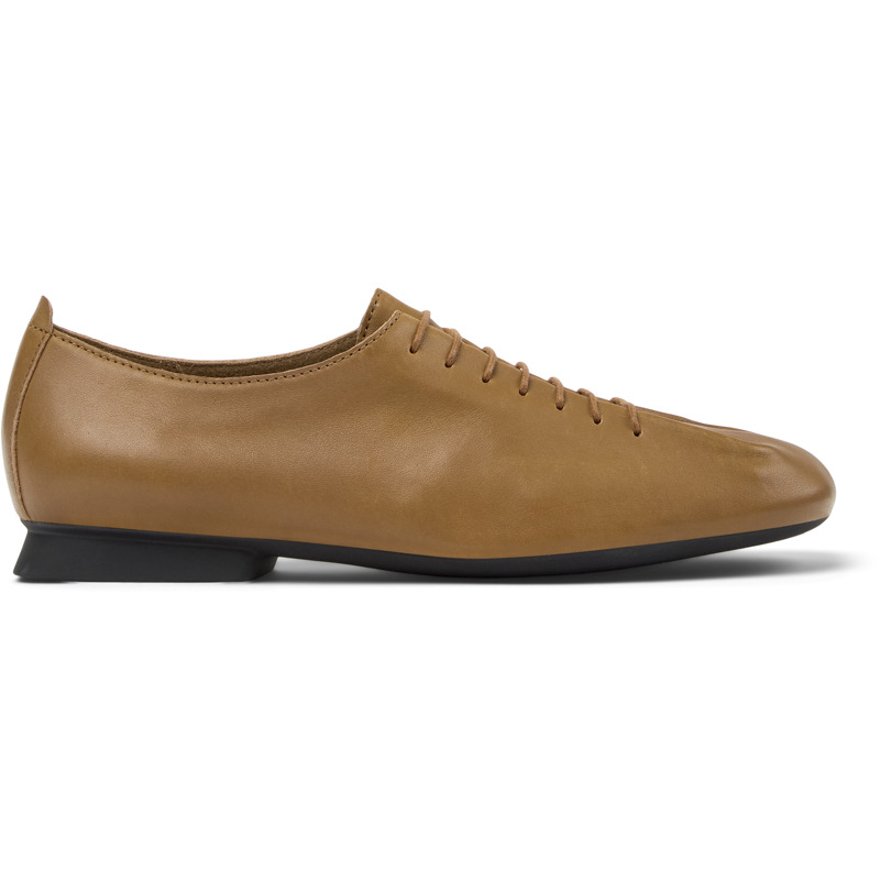 CAMPER Casi Myra - Zapatos planos para Mujer - Marron, talla 35, Piel Lisa