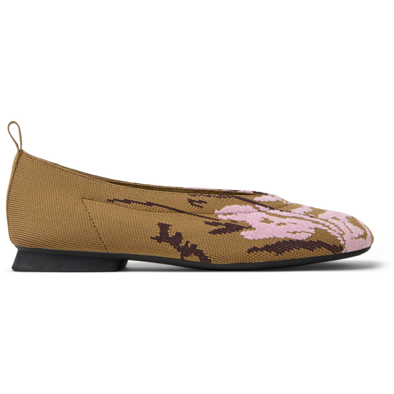 CAMPER Twins - Zapatos planos para Mujer - Marron,Burdeos,Rosa, talla 35, Textil