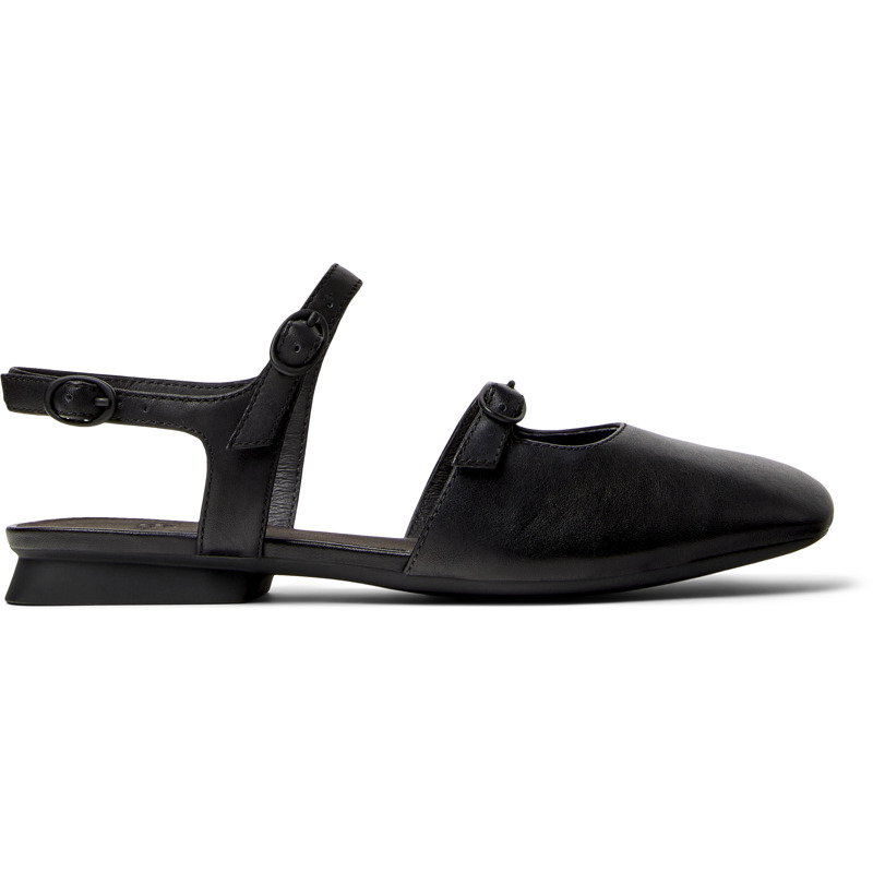 CAMPER Casi Myra - Zapatos planos para Mujer - Negro, talla 35, Piel Lisa