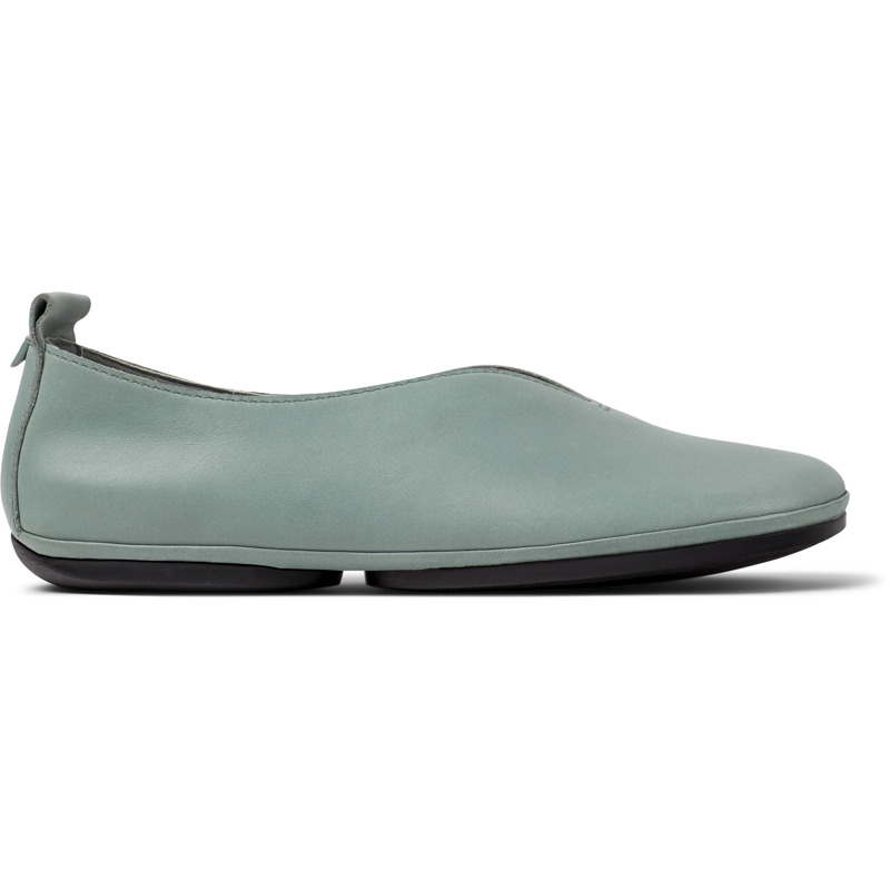 CAMPER Right - Bailarinas para Mujer - Verde, talla 35, Piel Lisa
